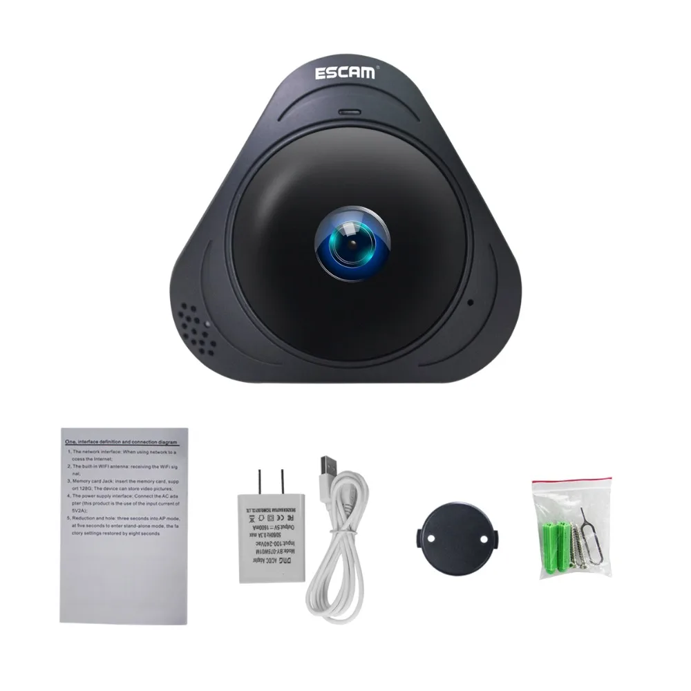 Горячая продажа камера wifi Q8 рыбий глаз WIFI ip-камера HD960P 1.3MP Поддержка камеры. H.264 960P