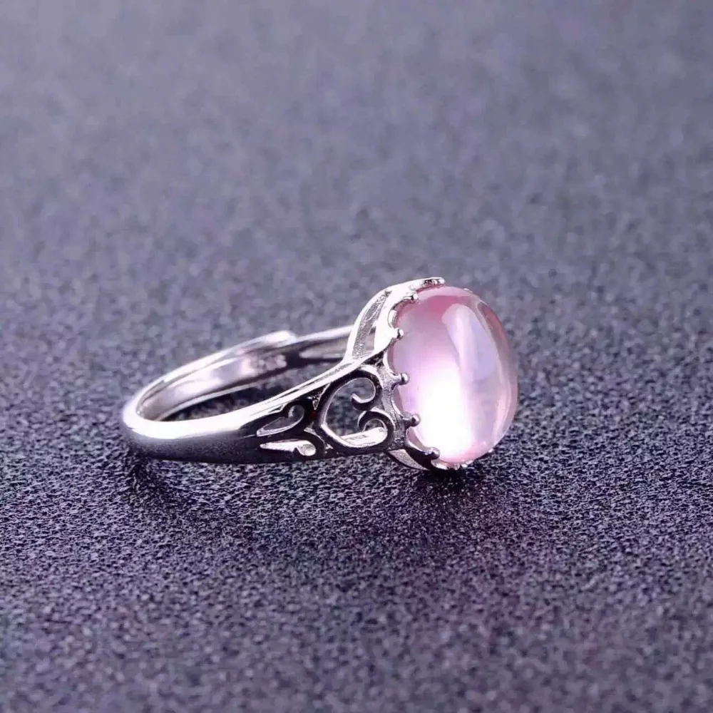 

KJJEAXCMY boutique jewels S925 silver inlay platinum rose gold hibiscus crystal set water drop