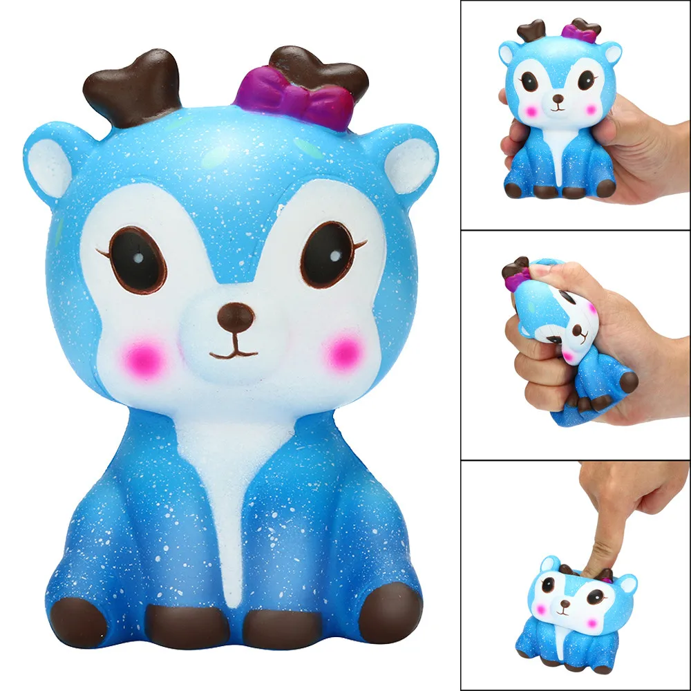 Squeeze toy красивый мягкий мультяшный каваи Галактический олень медленно
