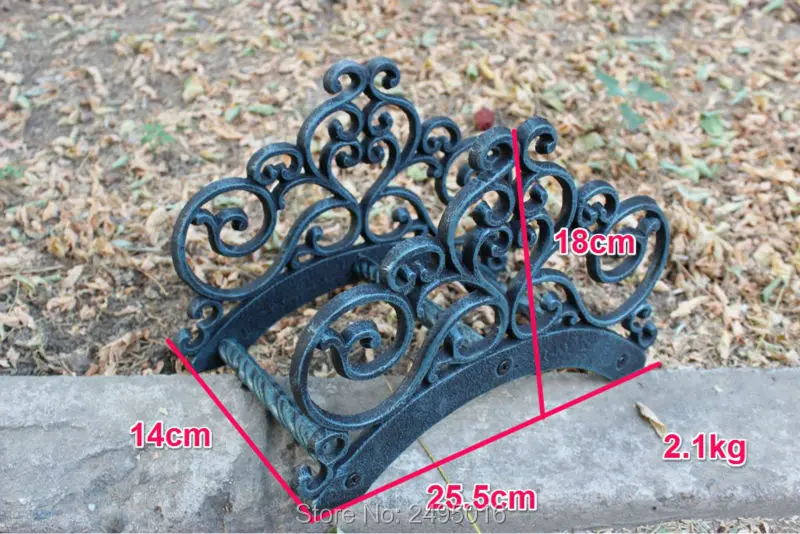 Чугунный держатель для шланга труб катушки веревки сада двора патио газона
