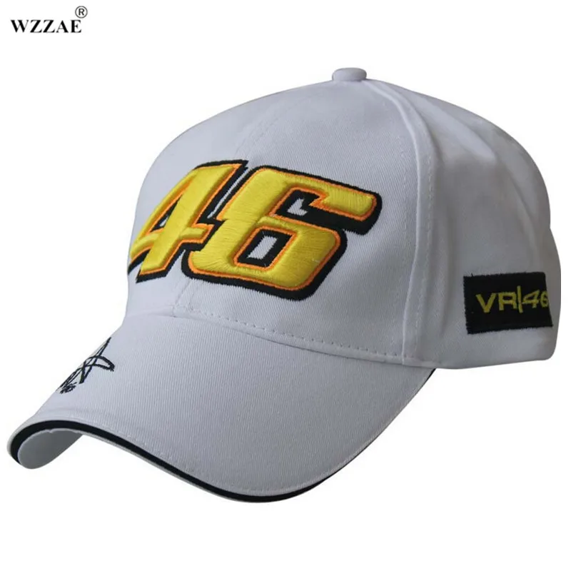 Wzzae Новинка 2017 года Дизайн F1 Racing Кепки шляпа Автомобиль Мотоцикл Гонки Moto GP VR 46 Rossi