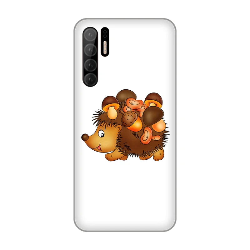 Cute Cartoon Hedgehog Soft TPU Silicone Case Cover for Huawei P10 Plus P20 P30 Pro P7 P8 Lite 2015 Honor 9 V10 shell |