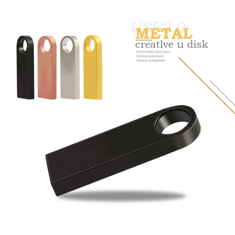 Новый USB флеш накопитель 128 Гб 64 ГБ 32 16 8 Флешка водонепроницаемый металлический u