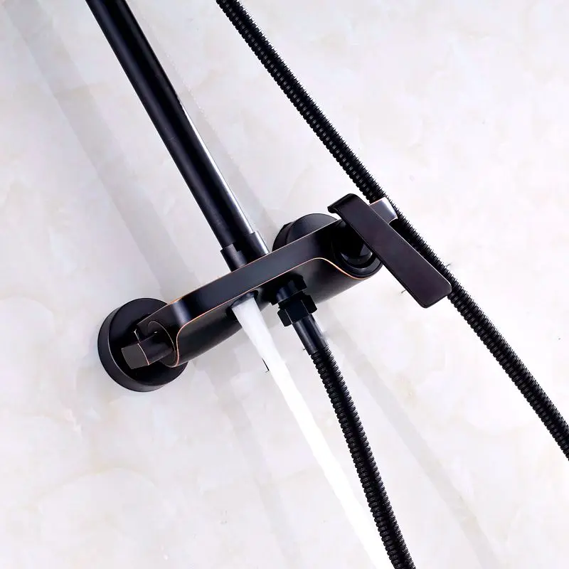 Uythner три светодиодный Цвет 10 дюймов тосканская бронза модные Стиль Ванная