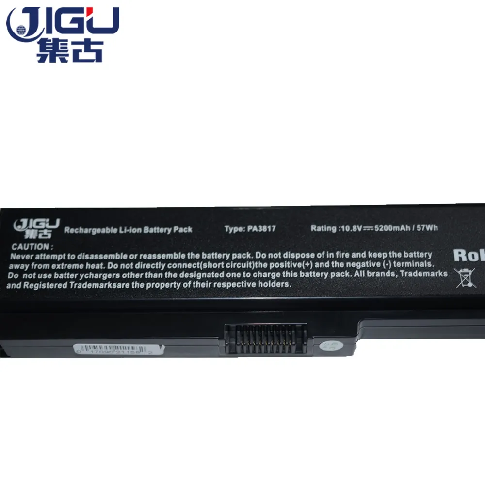 JIGU Battery For TOSHIBA Satellite L750 L650 Series PA3816U 1BRS PA3817U 1BAS PA3818U PA3819U 1BRS|battery for toshiba|battery toshiba - Фото №1