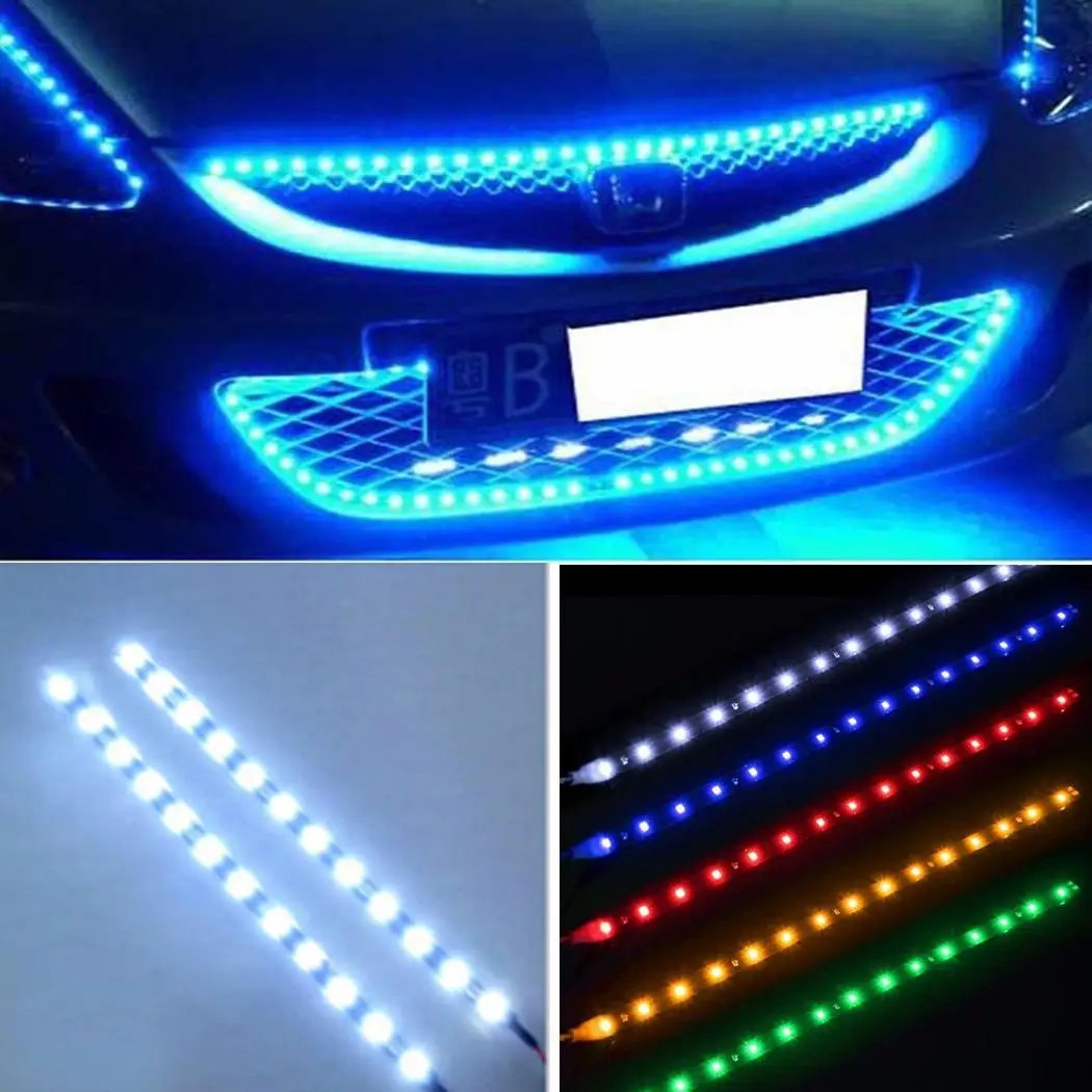 30 см/15SMD IP67 водонепроницаемая гибкая светодиодная лента для моторов автомобиля