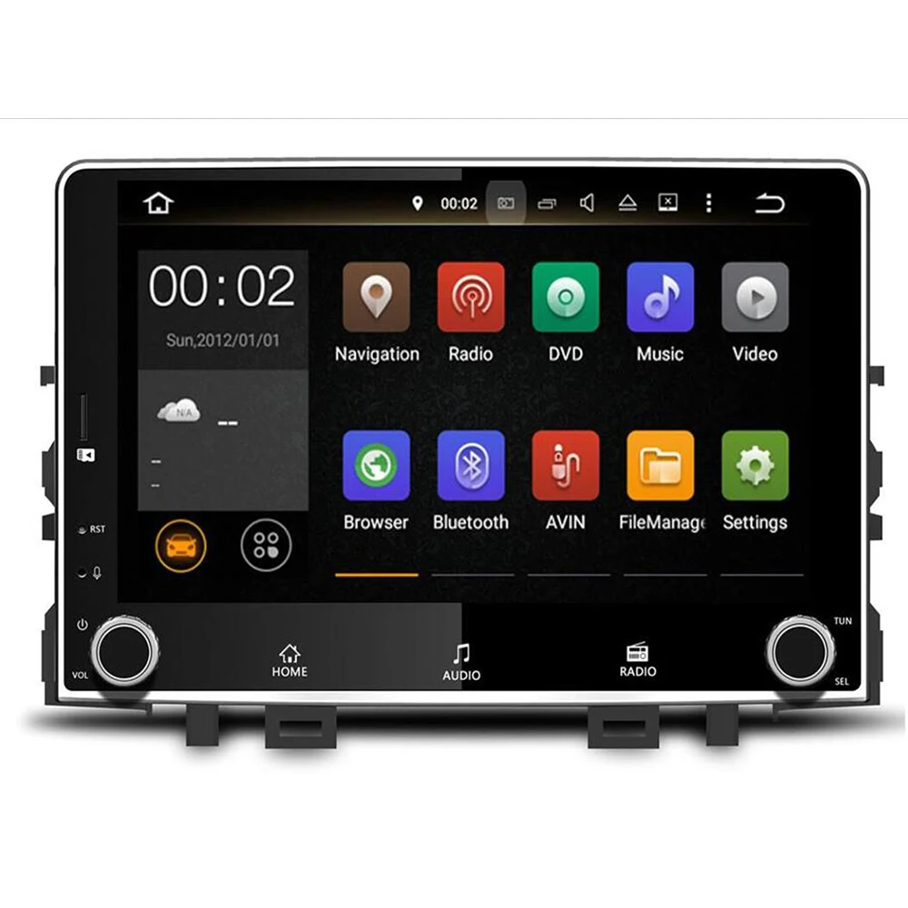 Newest Android 10 8 core Car GPS DVD Player For KIA RIO Radio 2017 2018 Multimedia Satnav Headunit Eight Core 4G+32G stereo IPS |