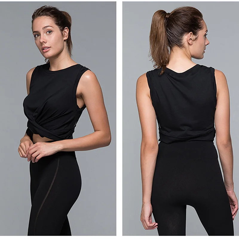 Женские укороченные топы для тренажерного зала йоги рубашки фитнеса и