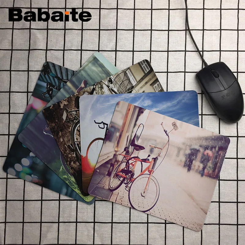 Babaite Высокое качество Ретро велосипед высокоскоростной новый коврик для мыши