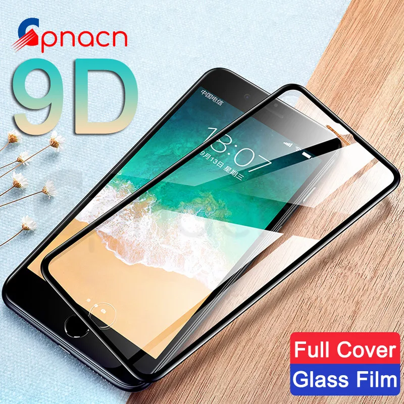 9D закаленное стекло из алюминиевого сплава для iPhone X XR XS Max iPhone 8 6 6S 7 Plus 5 5S SE Защитное стекло для экрана