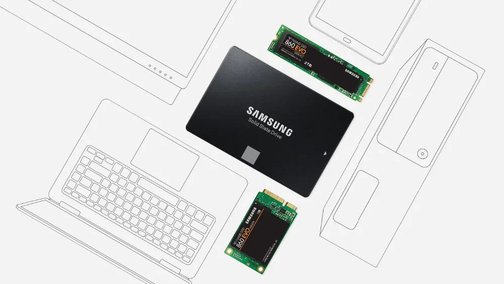 SAMSUNG MSATA SSD 250G 500G 860 EVO Внутренний твердотельный диск для ноутбуков, настольных ПК MSATA3 TLC Disco ssd, ноутбук внутренний