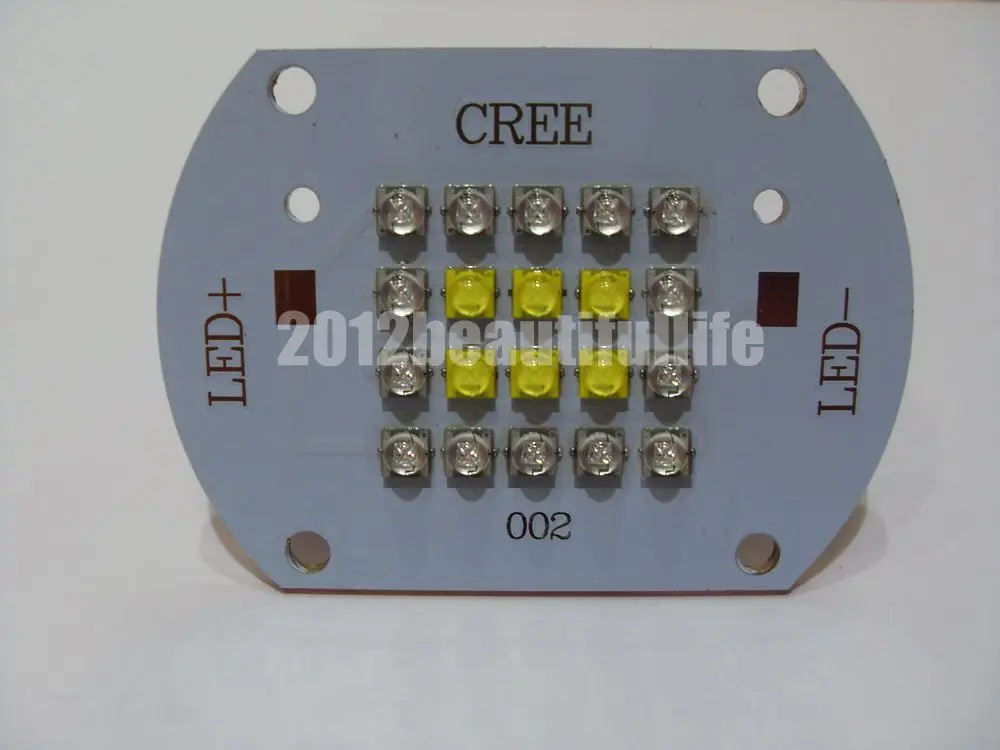 Светодиод высокой мощности на медной печатной плате CREE XTE 100 Вт для аквариума|high