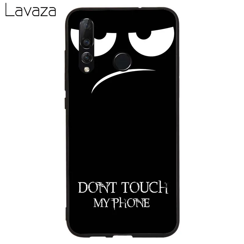Мягкий чехол Lavaza Don't Touch My Phone для Huawei Honor 6 7A Pro 7C 8C 7 8X 8 9 10 lite Note10 |
