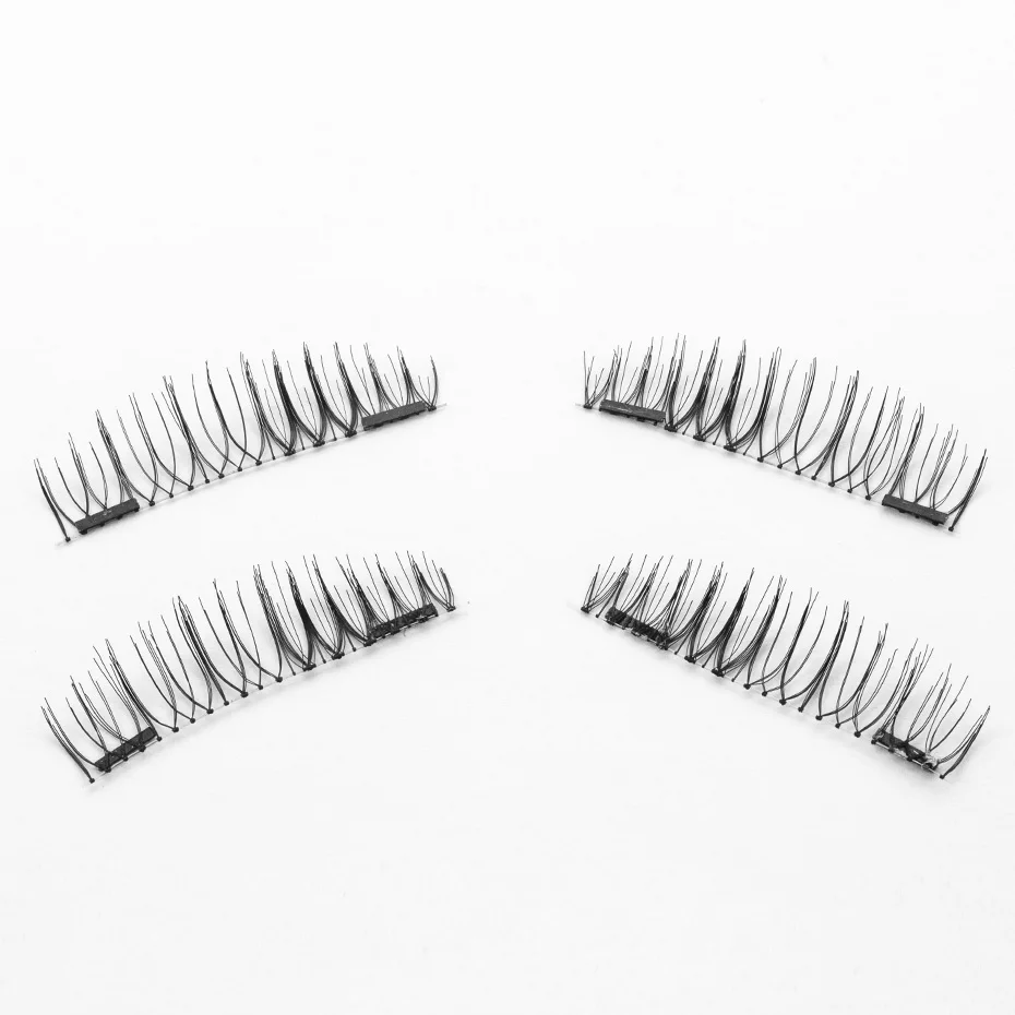 Искусственные ресницы 6D магнитные с двойным магнитом накладные для макияжа