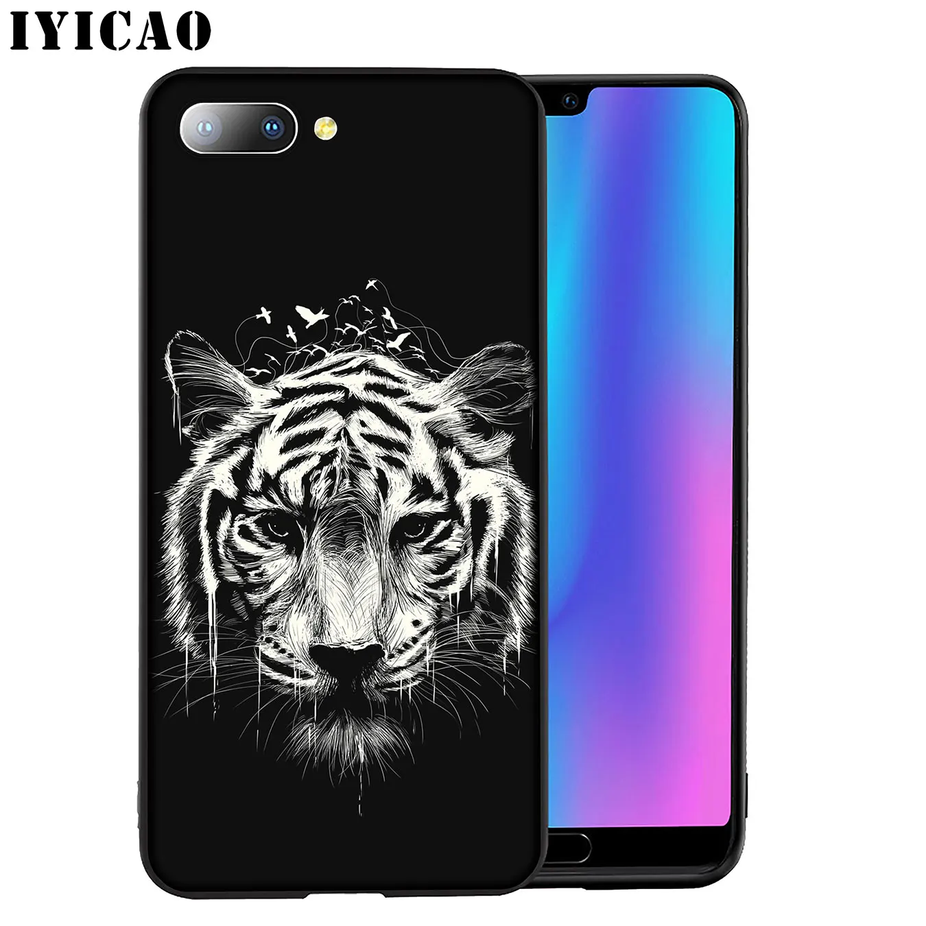 IYICAO Tiger The Lion King Soft Silicone Phone Case for Huawei Mate 30 20 10 Pro Nova 5I 5T 5 4 4E 3i 3 2i Lite Smart |
