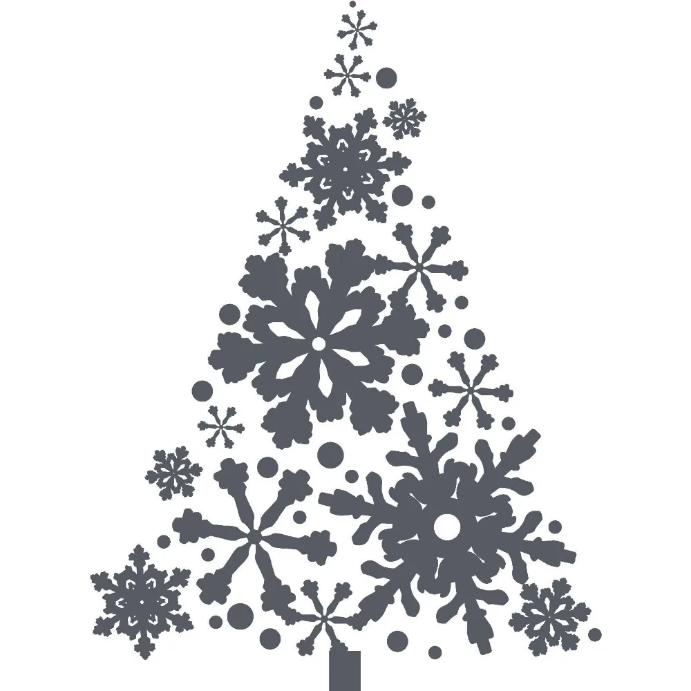 2018 домашнее украшение Счастливого Рождества Виниловая наклейка на стену