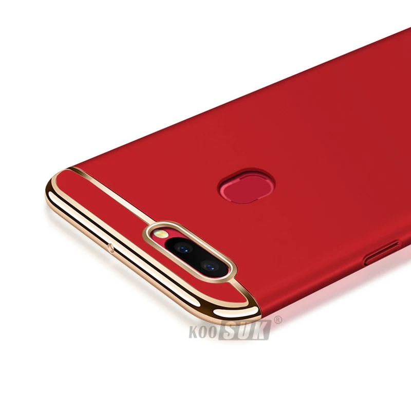 Для OPPO R15 чехол 3 в 1 Жесткий PC полная защитная оболочка Противоударная Роскошная