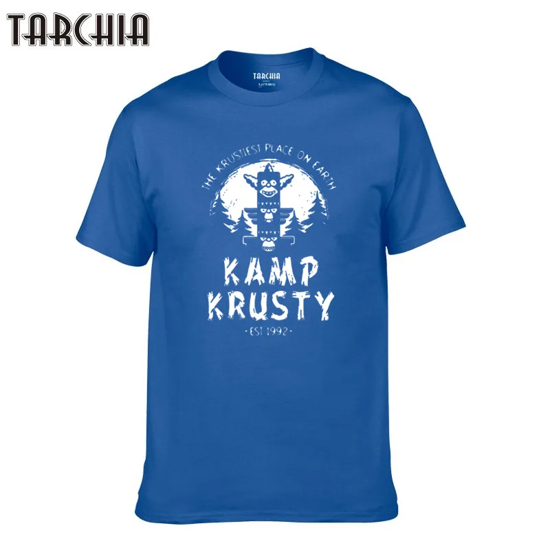 Летняя футболка TARCHIA Kamp Krusty Homme Повседневная Модная хлопковая плюс для мальчиков