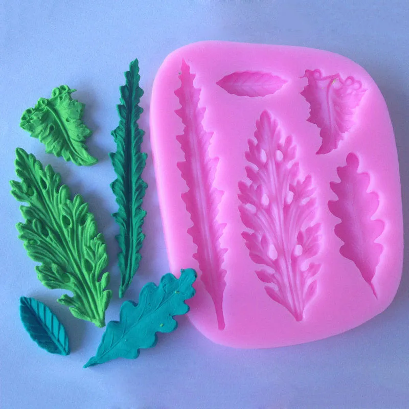 Сделай своими руками листья тиснение силиконовая форма для выпечки кондитерских