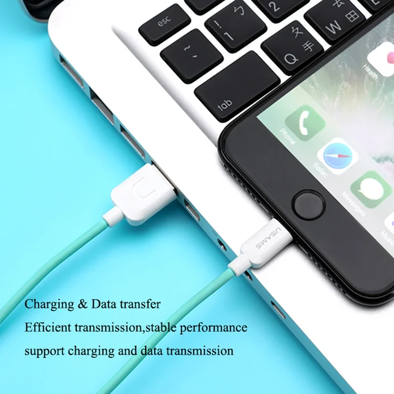 USAMS 3 шт./лот USB кабель для iPhone X XS XR MAX 1 м 0 25 синхронизации данных и зарядки ipad iphone 8 7 6