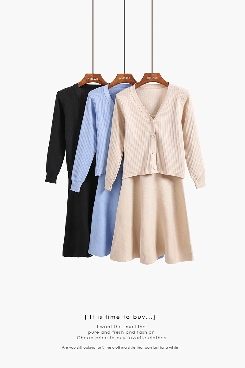 Женское вязаное платье и кардиган ALPHALMODA комплект из 2-х предметов пиджак с