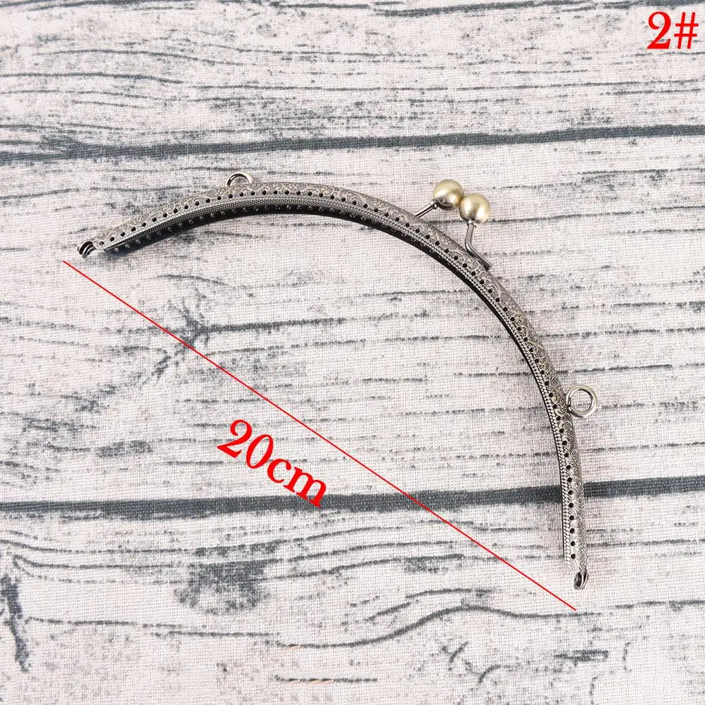 Металлический кошелек в античном стиле 20 см 1 шт.|kiss clasp handle|handles for bagskiss |
