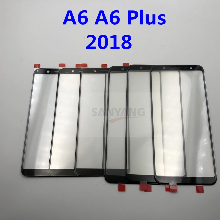 Оригинальный сенсорный ЖК экран для Samsung Galaxy A6 2018 внешнее стекло A600 Plus A605 A600F