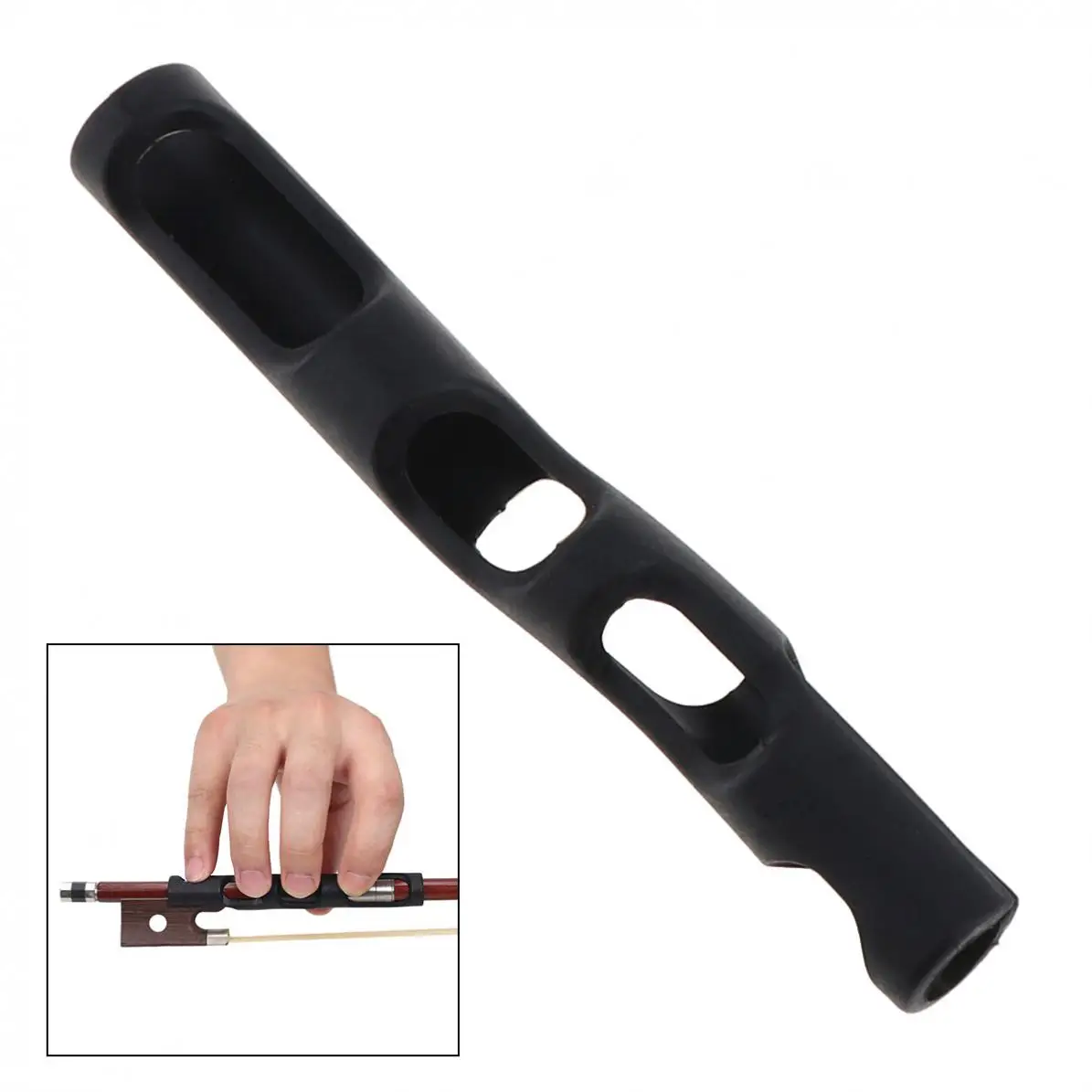 

Rubber Violin Bow Grip Posture Correction Grasp Bow Pose Orthotics for Beginner Violin Teaching 1/8,1/4, 2/4, 3/4, 4/4