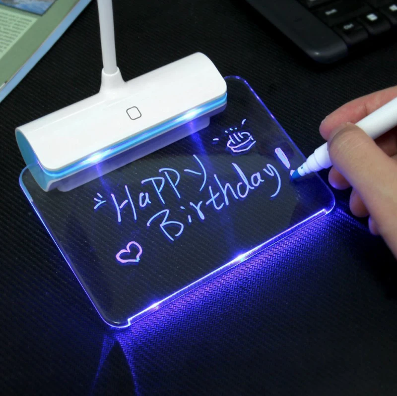 T сообщение лампы творческий светодиодный Защита глаз настольные для чтения USB