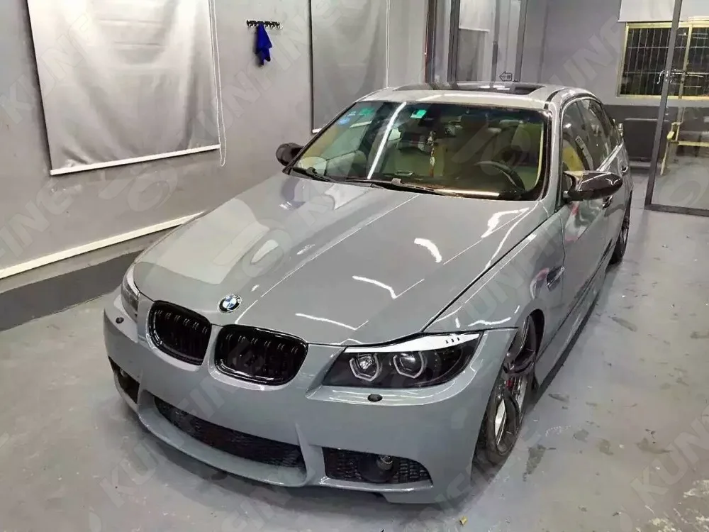 Автомобильный Стайлинг Обёрточная бумага цемента серый автомобиль виниловая