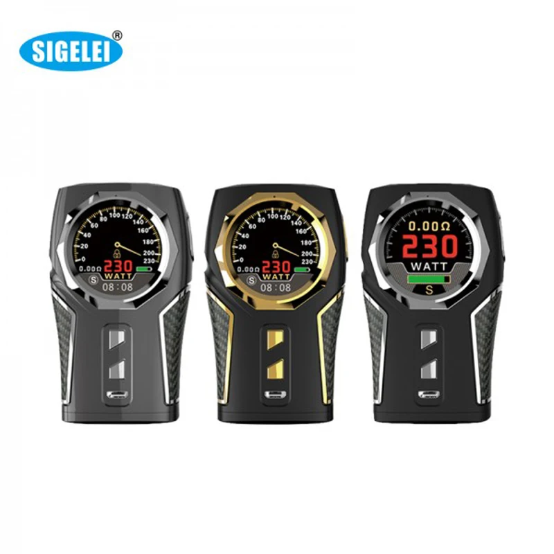 Электронные сигареты Sigelei TOP1 TC коробка мод 1 3 дюймовый HD экран и 230 Вт огромный