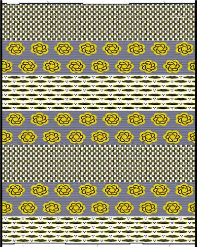 19 ESEWING Высококачественная африканская восковая ткань с принтом хлопок Анкара швейный материал для платья Анкара восковая ткань с принтом 6 ярдов - Цвет: 19