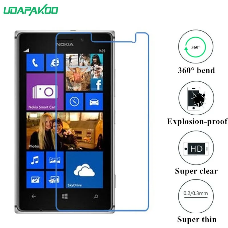 Udapakoo прозрачная защитная пленка из закаленного стекла для Nokia Lumia 925 T