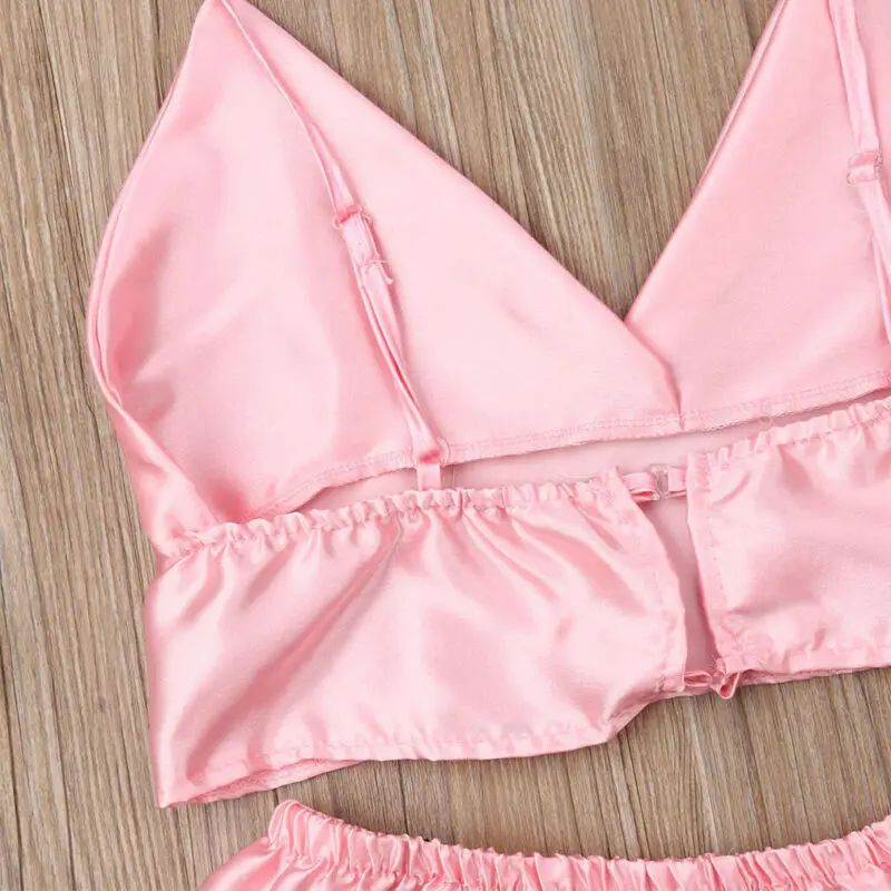 Женское сатиновое нижнее белье на шнурках ночная рубашка для сна | Тематическая