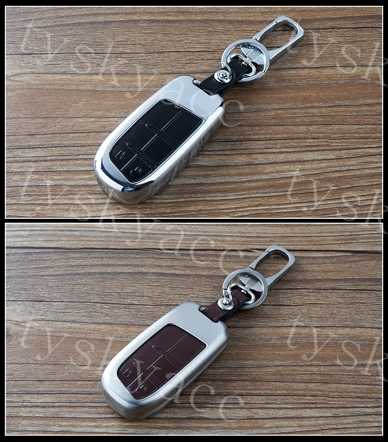 Чехол для ключей из сплава чехол Jeep Grand Cherokee Compass Dodge Journey аксессуары умный с 2