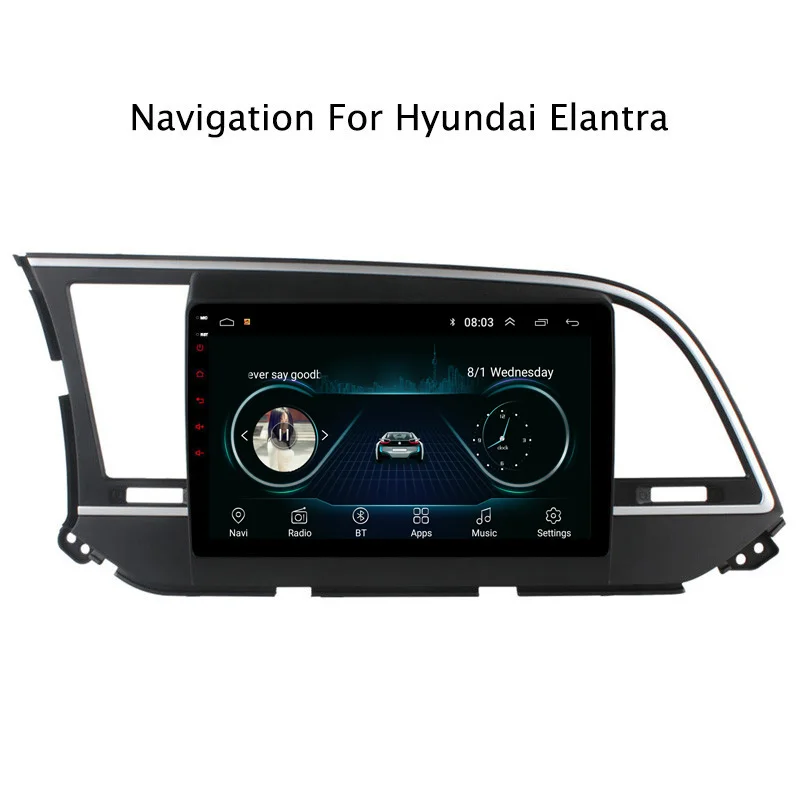 9 &quot2.5D ips Android 8 1 автомобильный DVD gps плеер для hyundai Elantra 2016 2017 радиоприемник стерео