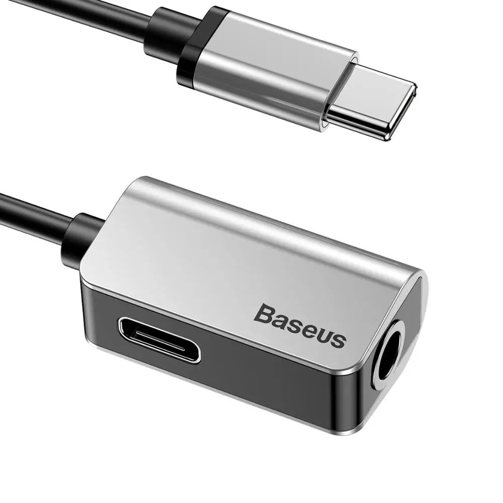 Аудиокабель Baseus с разъемами типа C и 3 5 мм|adapter type c|adapter 3.5mmadapter audio cable |