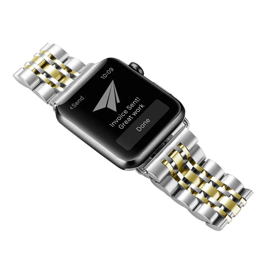 Eastar Нержавеющая сталь ремешок для наручных часов Apple Watch, ремешок 42 мм, 38 мм, для Iwatch, версия 3, 2, 1 44 мм 40 мм сменный ремешок для наручных часов аксессуары для Iwatch