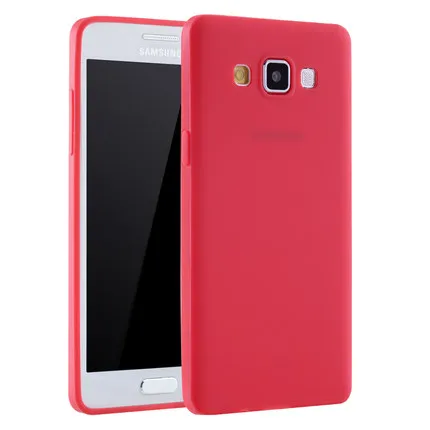 Red Силиконовый чехол для samsung Galaxy A3 A5 A7 J5 J7 Grand Prime G530 S6 S7 край S8 S9 Plus Note 8 3 4 5 - Цвет: Red