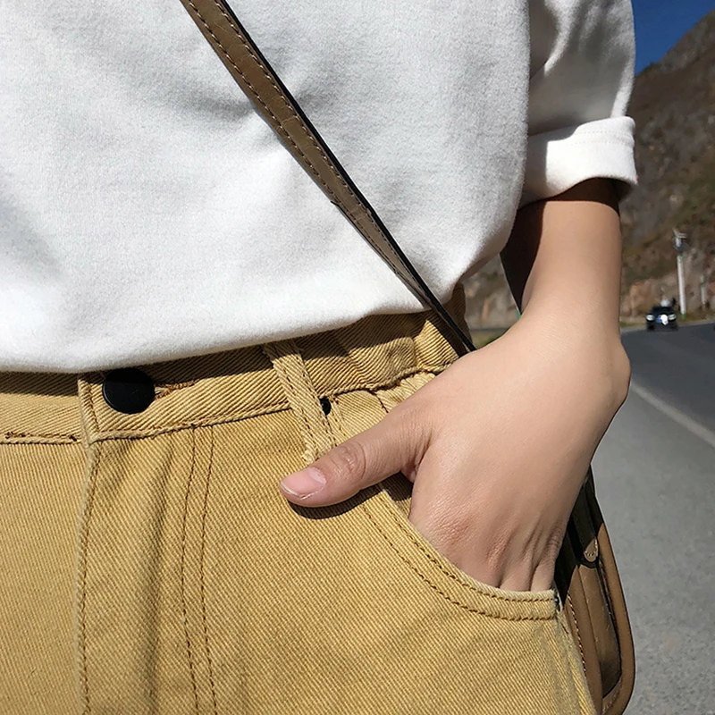 Denim Shorts Women 2020 Summer Latest Style Street Wear High Waist Crimping Candy Color Shorts Jeans Summer Short Pants Women