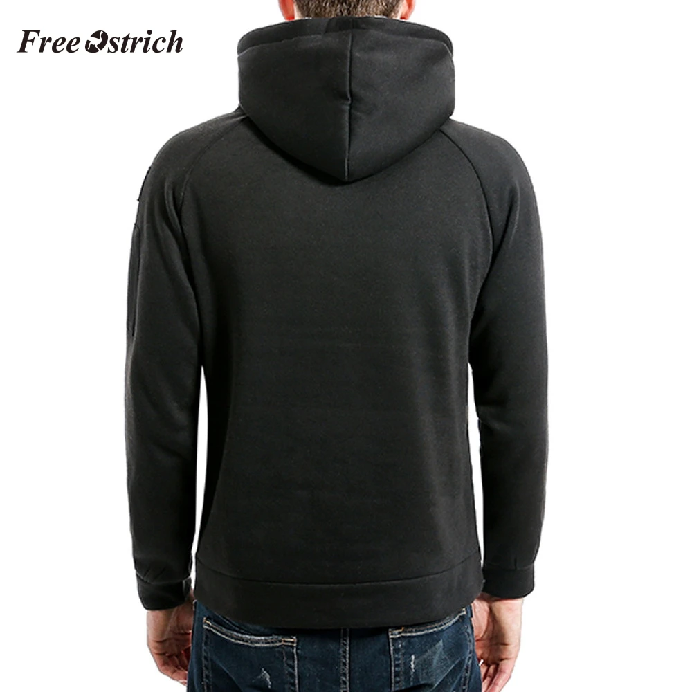 Бесплатная страуса Для мужчин с капюшоном (худи) и толстовки британским флагом
