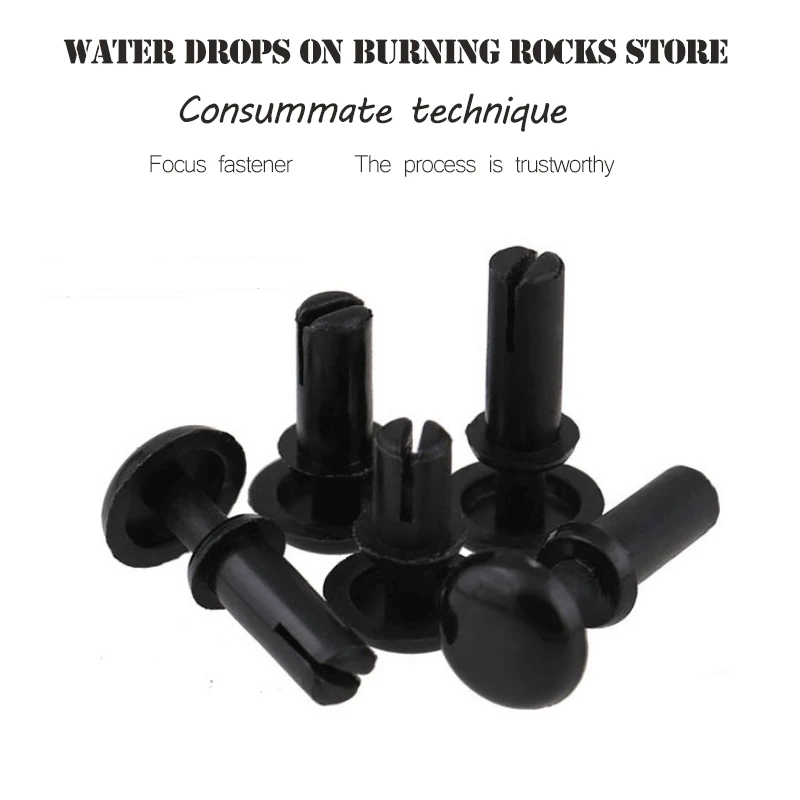 Бесплатная доставка 1000 шт. R30 серия белый или черный 3 мм нейлоновая заклепка