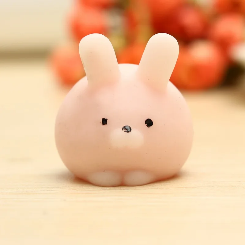 1 шт. мягкие резиновые ремешки для телефона Mochi Pink Bunny милая мультяшная имитация