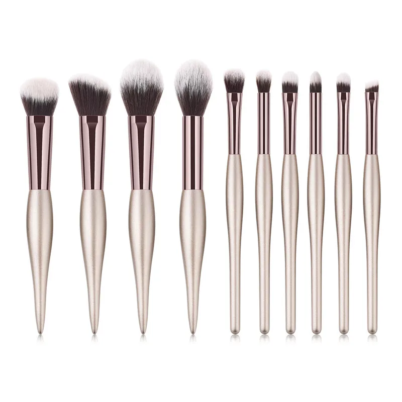 10Pcs Makeup Brushes Set Highlighter Foundation Lip Eye Micro Brush Applicator For Shadows Professional Brushes Kit