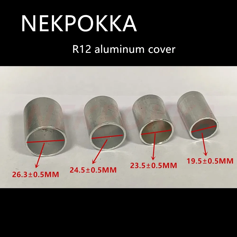 Крышка соединения кондиционера, крышка фитинга R12 3/8 1/2 5/8 алюминиевая крышка. Крышка соединителя шланга кондиционера