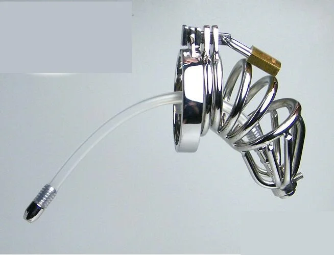 Новейшие мужские Нержавеющая сталь клетка для члена пениса Мужской Целомудрие с