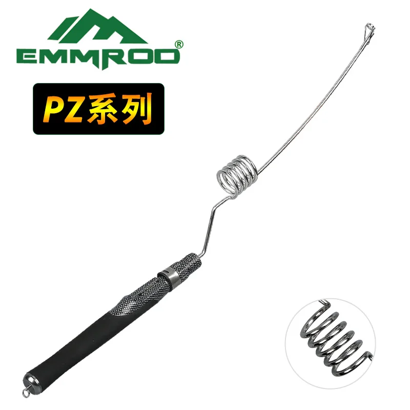 EMMROD мини портативный карманный 55 см нержавеющая сталь морская Удочка ультра