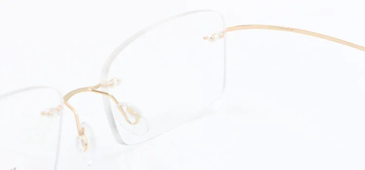 BCLEAR модные легкие очки унисекс с памятью из титанового сплава без оправы