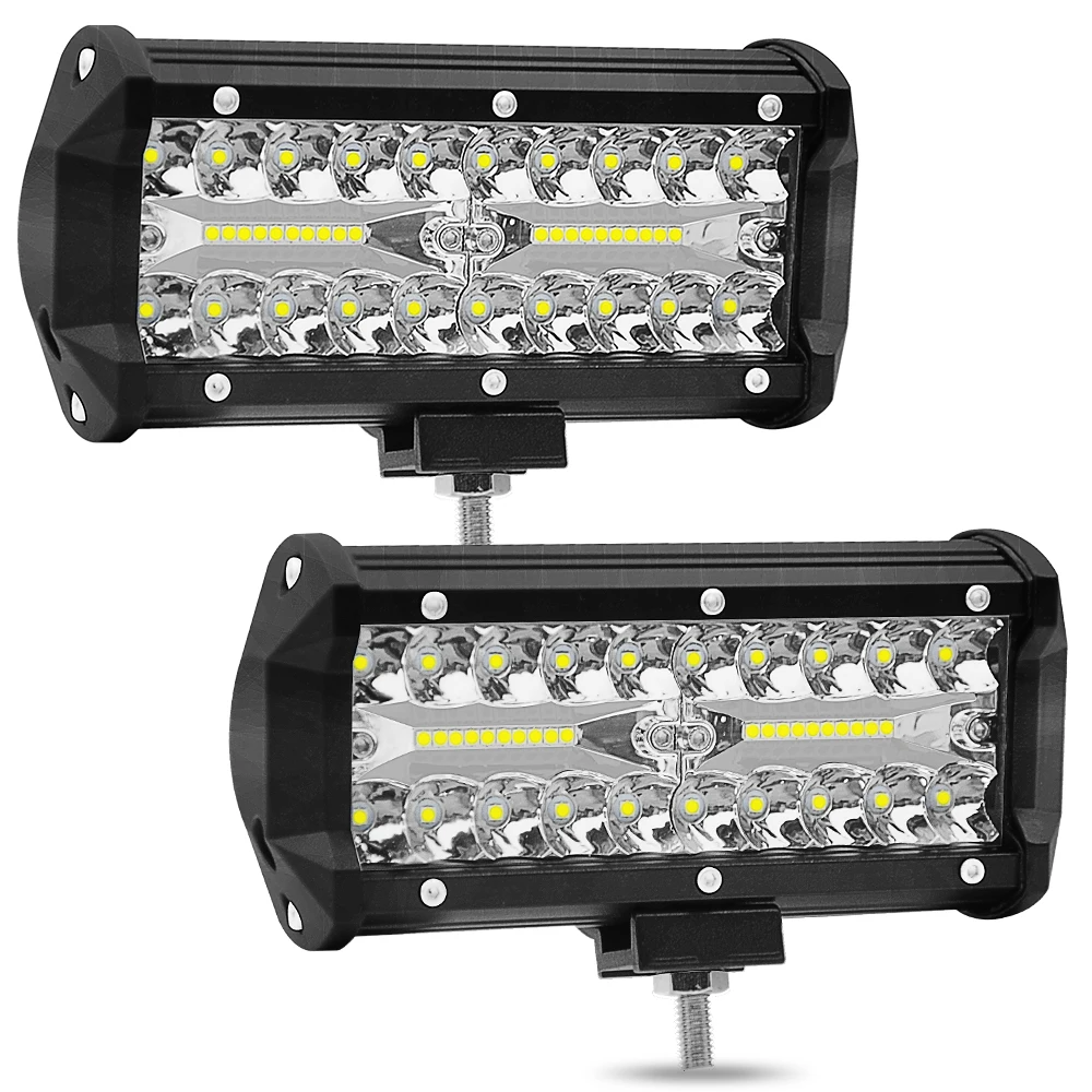 ASLENT 4 &quot5&quot 7 &quot60 Вт 72W фары для 120 4х4 внедорожный светодиодный фонарь светильник