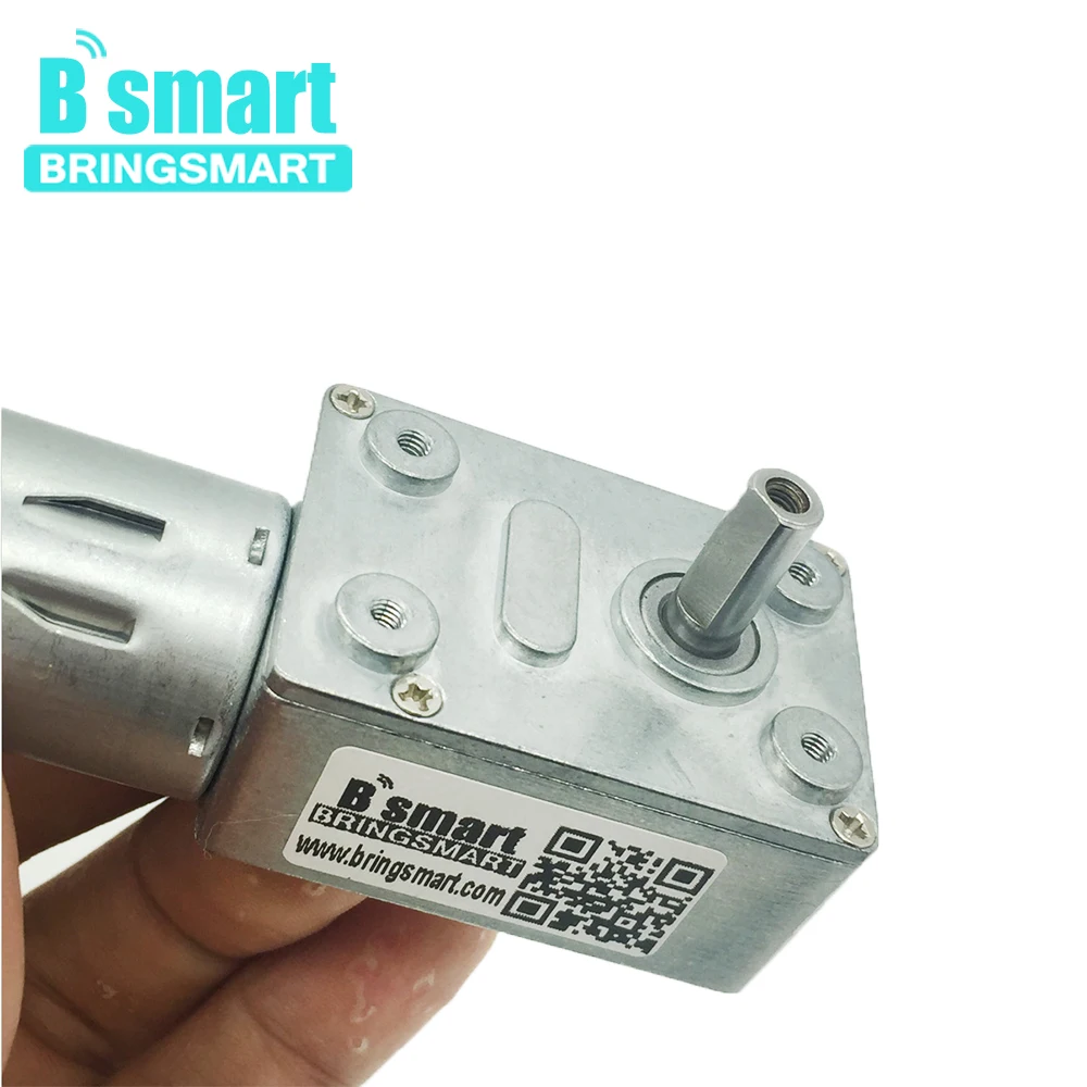 Электродвигатель червячной передачи постоянного тока Bringsmart с диском энкодера 12